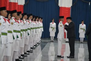 36 Anggota Paskibraka HUT Ke-78 RI Tingkat Jawa Barat Dikukuhkan