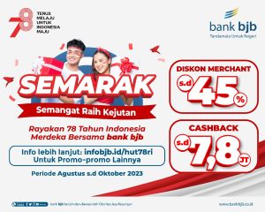 Banjir Promo Menggiurkan dari bank bjb di HUT Ke78 RI, Buruan Cek Nih Cara Daftarnya!