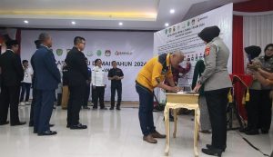 Parpol Deklarasi Pemilu Damai, Kapolres Subang: Sinergitas TNI-Polri Siap Amankan Pemilu