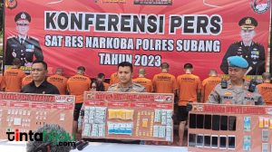 Polres Subang Bekuk Belasan Orang Kasus Narkoba, 2 Diantaranya Residivis