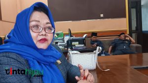Anggota DPRD Subang Popon Supriatin Perjuangkan Keberadaan Bangunan SMAN Ciater