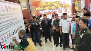 Partai Peserta Pemilu di Majalengka Deklarasi Pemilu Damai