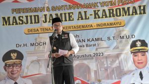 Resmikan Masjid di Indramayu, Emil: Sampai Akhir Hayat Saya Akan Bangun
