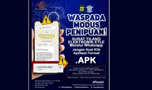 WASPADA!! Modus Penipuan Kirim Surat Tilang Via Whatsapp