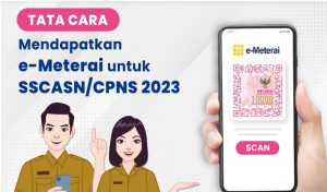 Panduan Membeli dan Menggunakan E-Materai untuk Pendaftaran CPNS dan PPPK Tahun 2023