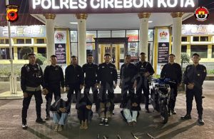 Maung Presisi Polres Cirebon Kota Amankan Empat Remaja Saat Hendak Melakukan Tawuran