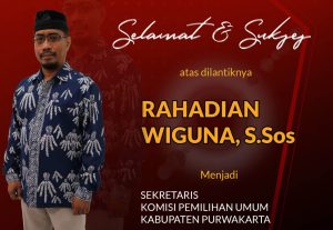 Rahadian Wiguna, Warga Subang yang Jabat Sekretaris KPU Purwakarta