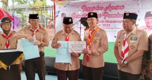 Pramuka Majalengka Bangun Empat Rumah Tidak Layak Huni Milik Anggota dan Pembina