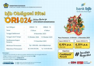 bank k bjb Tawarkan ORI024, Semakin Menarik dengan Tenor hingga 6 Tahun
