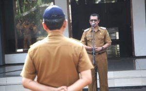 Salam Perpisahan Agus Masykur Rosyadi di Apel Senin Pagi Pemkab Subang