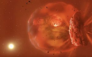 Waduh! Dua Planet Es Bertabrakan di Sistem Bintang