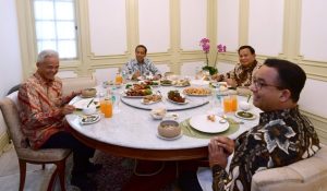Bertemu Jokowi, Inilah yang Disampaikan Tiga Calon Presiden