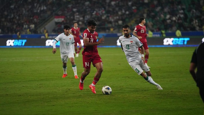 Indonesia vs Irak di Pra Kualifikasi Piala Dunia zona Asia