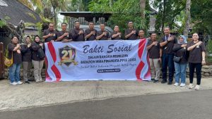 Reuni 21 tahun, Batalyon Wira Pinandita PPSS 2002 Gelar Aksi Berbagi untuk Sesama