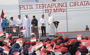 Presiden Joko Widodo Resmikan PLTS Terapung Cirata di Purwakarta