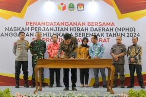Tandatangani NHPD, Pemprov Jabar Gelontorkan Rp563 Miliar untuk KPU dan Bawaslu Tahun Ini