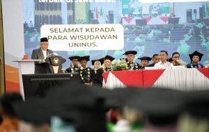 Kunjungi Uninus, Wapres Makruf Amin Bicara Soal Peran Kampus