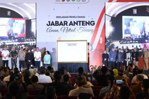 Jelang Pemilu, Elemen Masyarakat Deklarasi Jabar Anteng