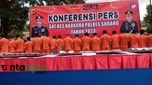 Selamatkan Ribuan Orang, Satnarkoba Polres Subang Bekuk 25 Orang Terkait Kasus Narkoba