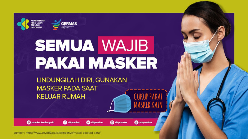 Masyarakat Diingatkan Kembali Terapkan Protokol Kesehatan dalam Menghadapi Lonjakan Kasus Covid-19