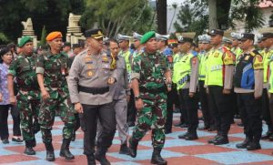 Polres Subang Kerahkan Ratusan Personil Gabungkan Amankan Pilkades Serentak