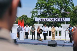 Presiden Jokowi Resmikan Jembatan Otista Kota Bogor