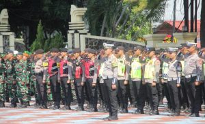 Ratusan Personil Gabungan Amankan Natal dan Tahun Baru di Subang