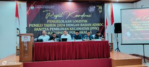 KPU Purwakarta Gelar Rakor Pengelolaan Logistik Pemilu 2023