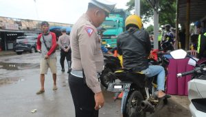 Operasi ‘Kasat Mata’, Polres Subang ‘Kandangi’ Puluhan Motor Berknalpot Brong