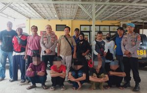 Diduga Hendak Tawuran, Polsek Compreng Subang Amankan Lima Pelajar