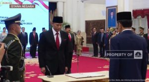 Presiden Joko Widodo Resmi Lantik AHY Jadi Menteri ATR BPN
