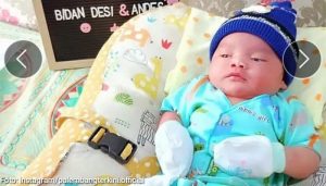 Lahir Saat Pencoblosan Pemilu 2024, Bayi Ini Dinamai Muhammad Prabowo Gibran