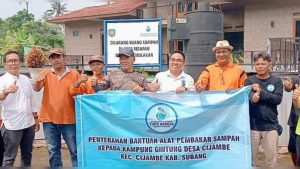 Tangani Masalah Sampah, Perumda TRS Kirim Alat Pemusnah Ke Desa Cijambe Subang