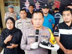 Satreskrim Polresta Bandung Ungkap Perdagangan Sepatu Palsu di Kecamatan Paseh