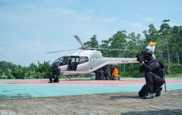 Pabrik Bahan Peledak Dahana Diserang OTK, Lanud Suryadarma Kalijati Subang Kerahkan Tim Satgas dan Colibri dalam Simulasi Pam Obvit