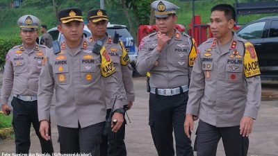 Kapolres Subang Dampingi Kapolda Jabar Cek Pelayanan Rest Area dan Pos Terpadu KM 102A