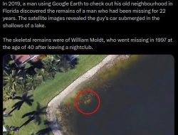 Viral! Google Earth Tak Sengaja Temukan Mayat Pria yang Menghilang 22 Tahun Silam