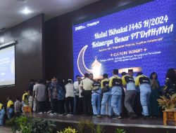 Gelar Halal Bihalal, Dirut DAHANA Subang Tekankan Core Values AKHLAK