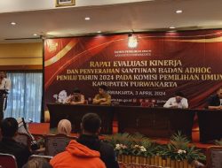 Menjelang Purnabakti Badan Adhoc, KPU Purwakarta Lakukan Rapat Evaluasi Kinerja