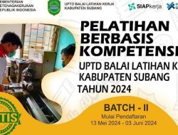 BLK Subang Buka Program Pelatihan Berbasis Kompetensi, Jangan Sampai Ketinggalan untuk Daftar!