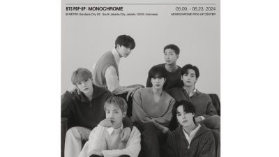 Sia-siap! BTS Pop-Up MONOCHROME Bakal Digelar di Jakarta