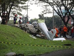 Pesawat Latih Alami Kecelakaan di BSD, Tiga Orang Tewas