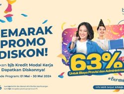 Sambut HUT ke 63, bank bjb Hadirkan Program Semarak Promo Diskon 63%