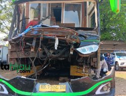 Penampakan Bus Maut yang Kecelakaan di Ciater Subang
