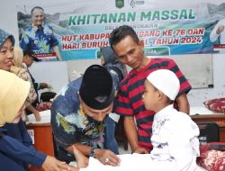 Kado Hari Buruh, Ratusan Anak di Subang Disunat. Dinkes Kerahkan 42 Nakes