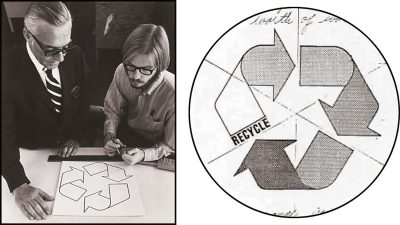 Kisah di Balik Desain Logo Daur Ulang yang Mendunia