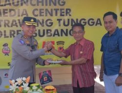 Kapolres Subang Resmikan Media Center untuk Awak Media