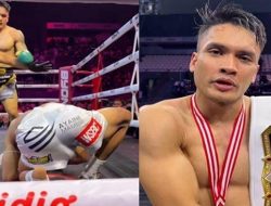 Randy Pangalila Tumbangkan Mantan Juara PON di Pertandingan Kick Boxing