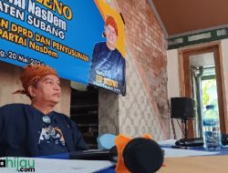 Merasa Dicurangi, Caleg DPR RI dari NasDem Subang Eep Hidayat Lapor ke Mahkamah Partai