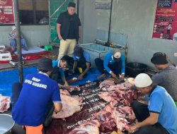 Rayakan Idul Adha, Lapas Subang Berkurban 4 Sapi dan 4 Domba
